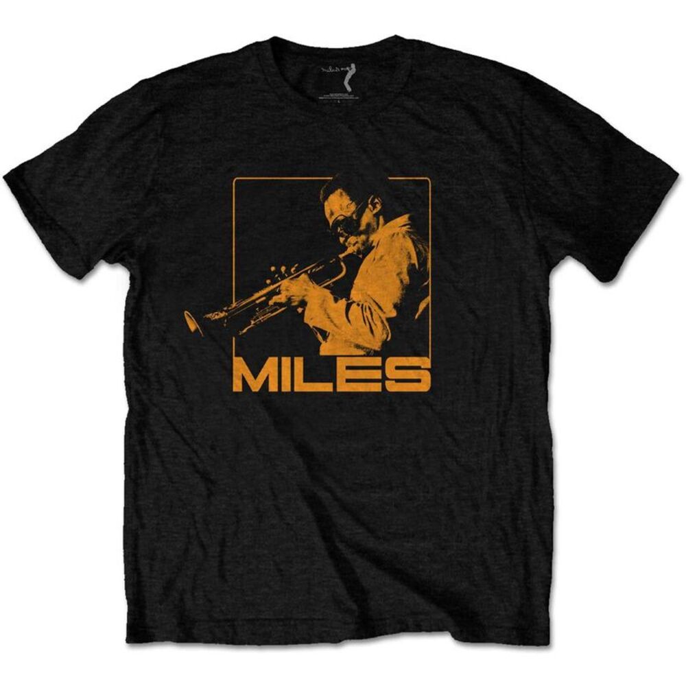 Miles Davis Unisex Adult Blowin�' Cotton T-Shirt / Black